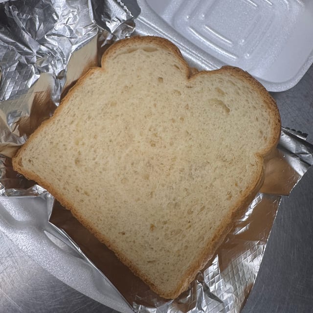 2 Slices of White Bread.