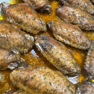 Baked Turkey Wings/Gravy