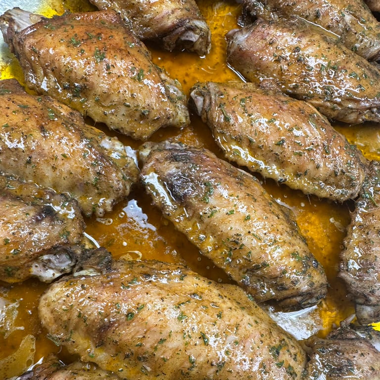 Delicious turkey wings