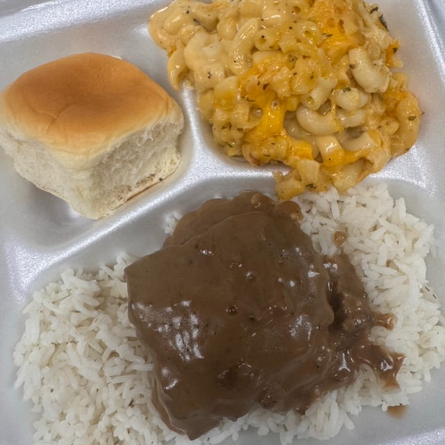 Kids Hamburger Steak w/gravy (One Patty).