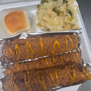 Fried Pork Spare Ribs Combo