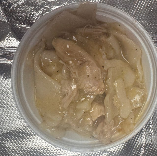 Chicken and Dumplings Cup.