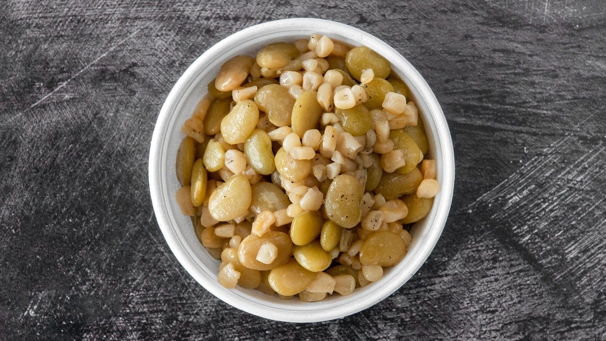 Butter Beans & Corn.