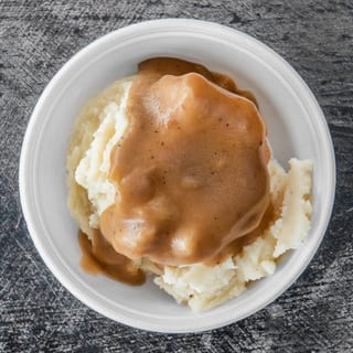 Garlic Mashed Potatoes & Gravy