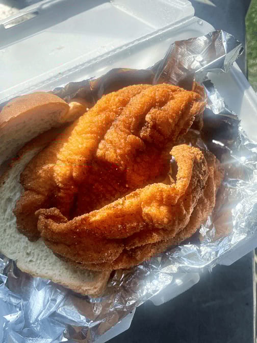 Catfish Sandwich.